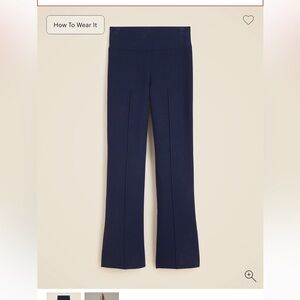 J. Crew Dark Blue Flare Pants